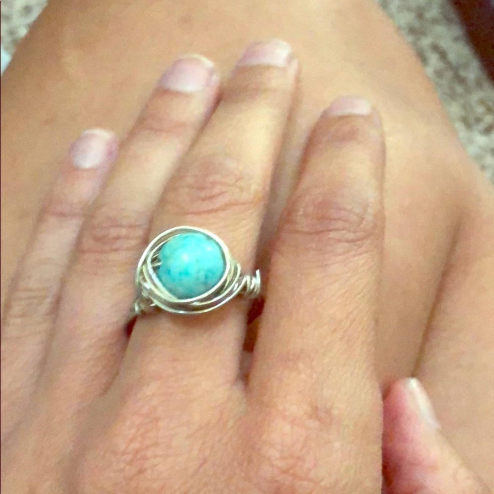 Wire wrapped Ring